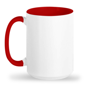 15oz Ceramic Mug red
